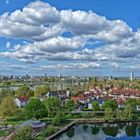 Fotowetter über dem Rhein bei Kehl