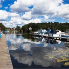 Fotowolken über dem Templiner Hafen