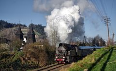 Fotozug mit OKz 32-2 in Rabka Zaryte (Polen, 2015)