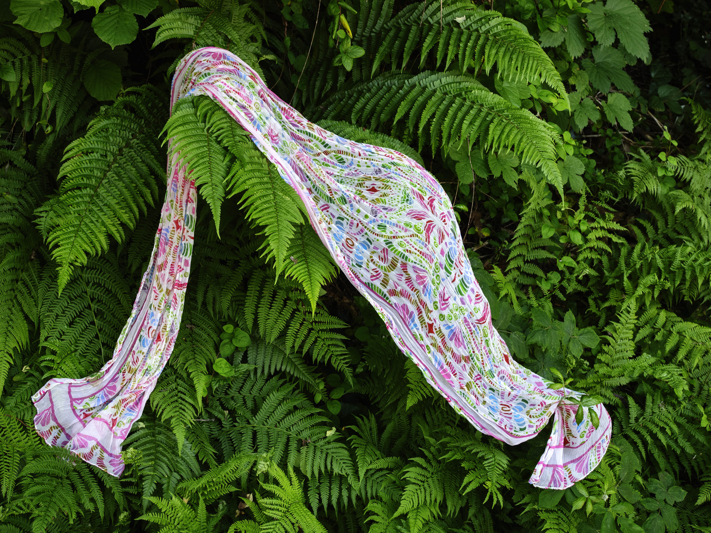 Foulard nel verde