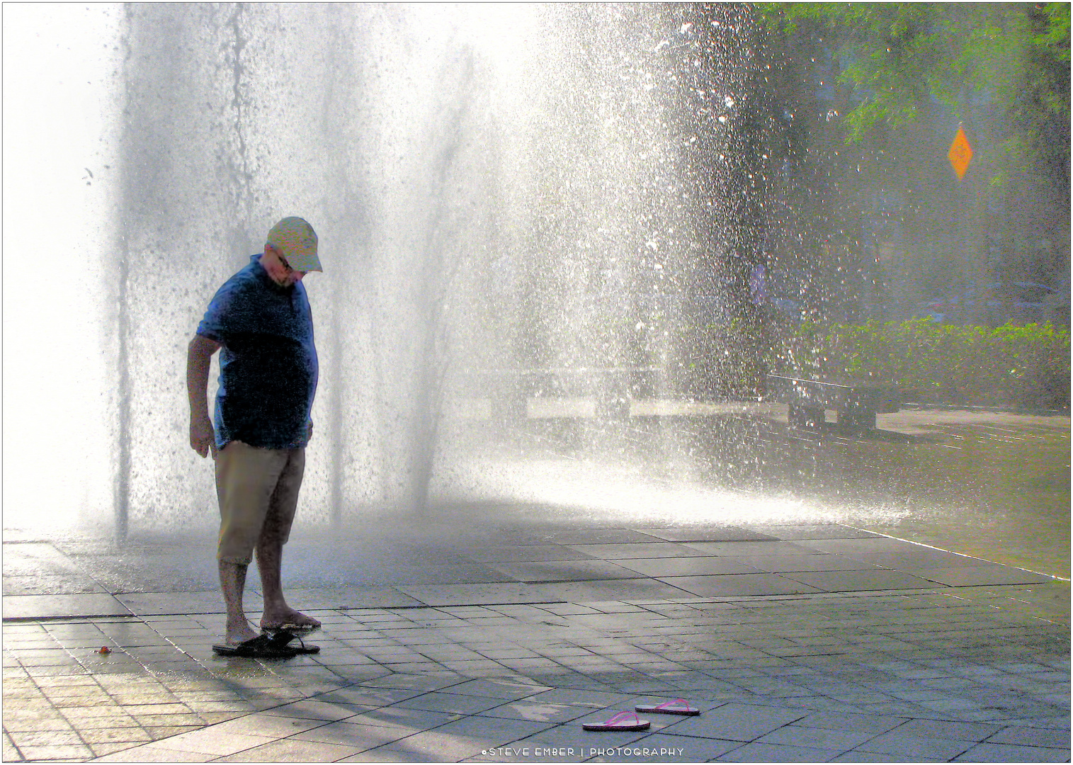 Fountain and Flip-Flops