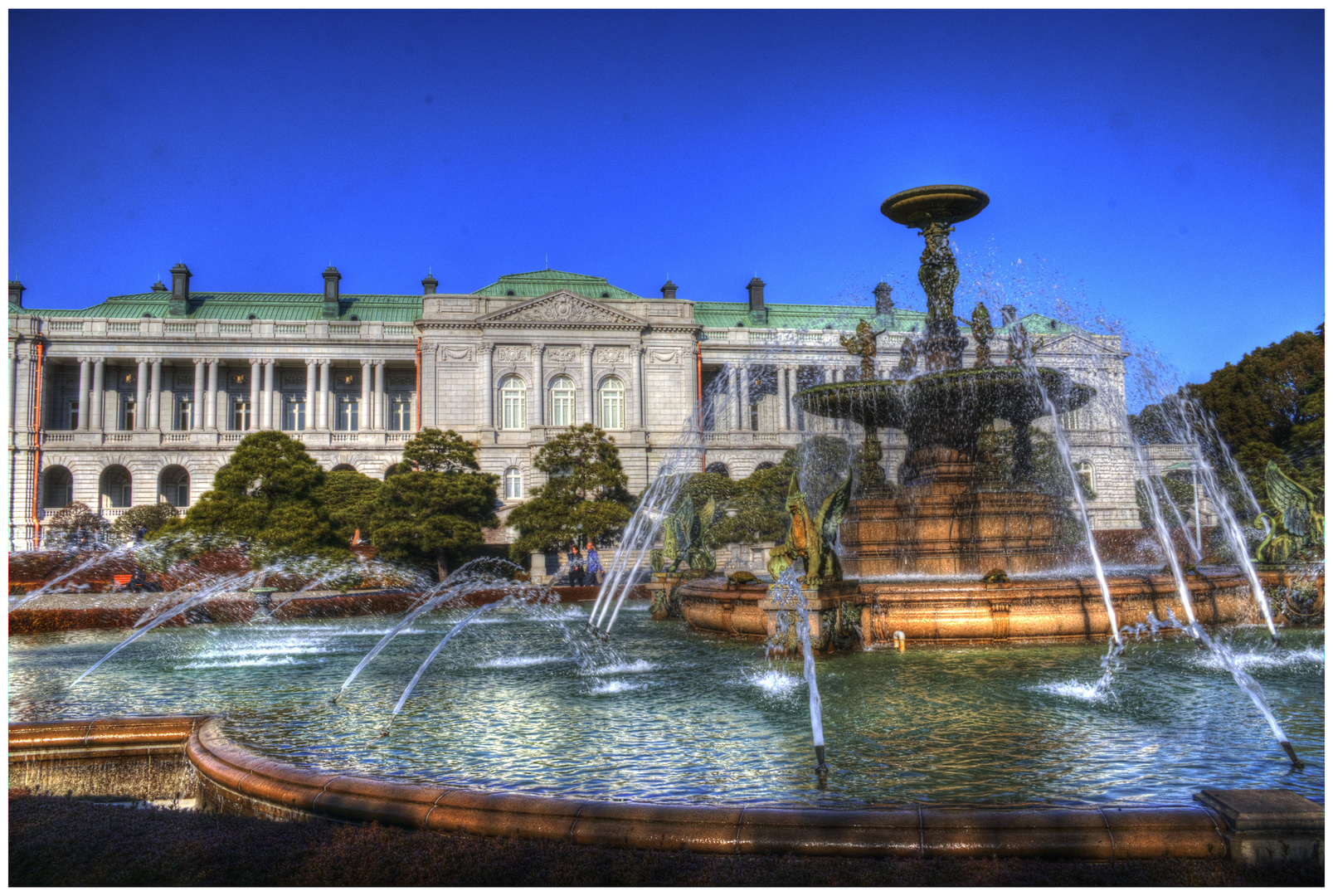 Fountain & GUest House of Japan