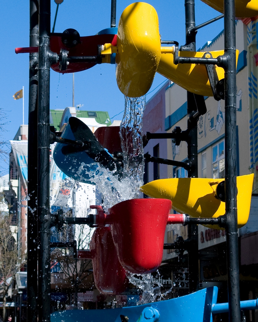 Fountain in Cuba Street