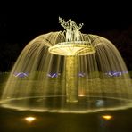 fountain in night
