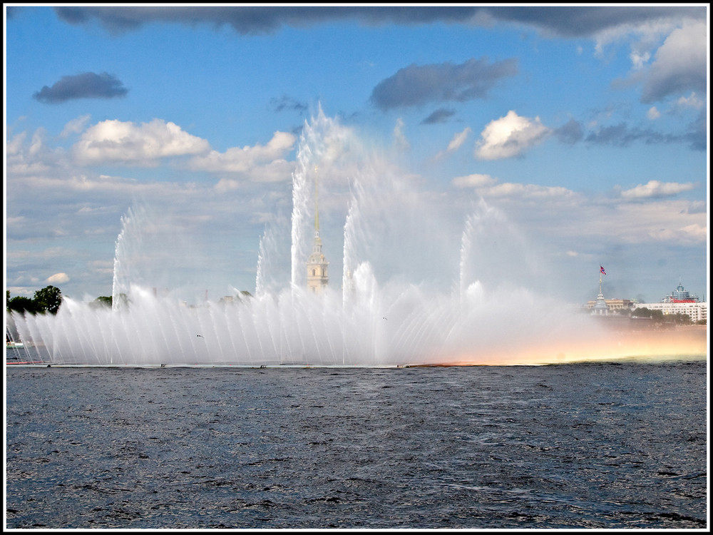 Fountain on the Neva - St. Petersburg