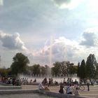 Fountains in Warsaw