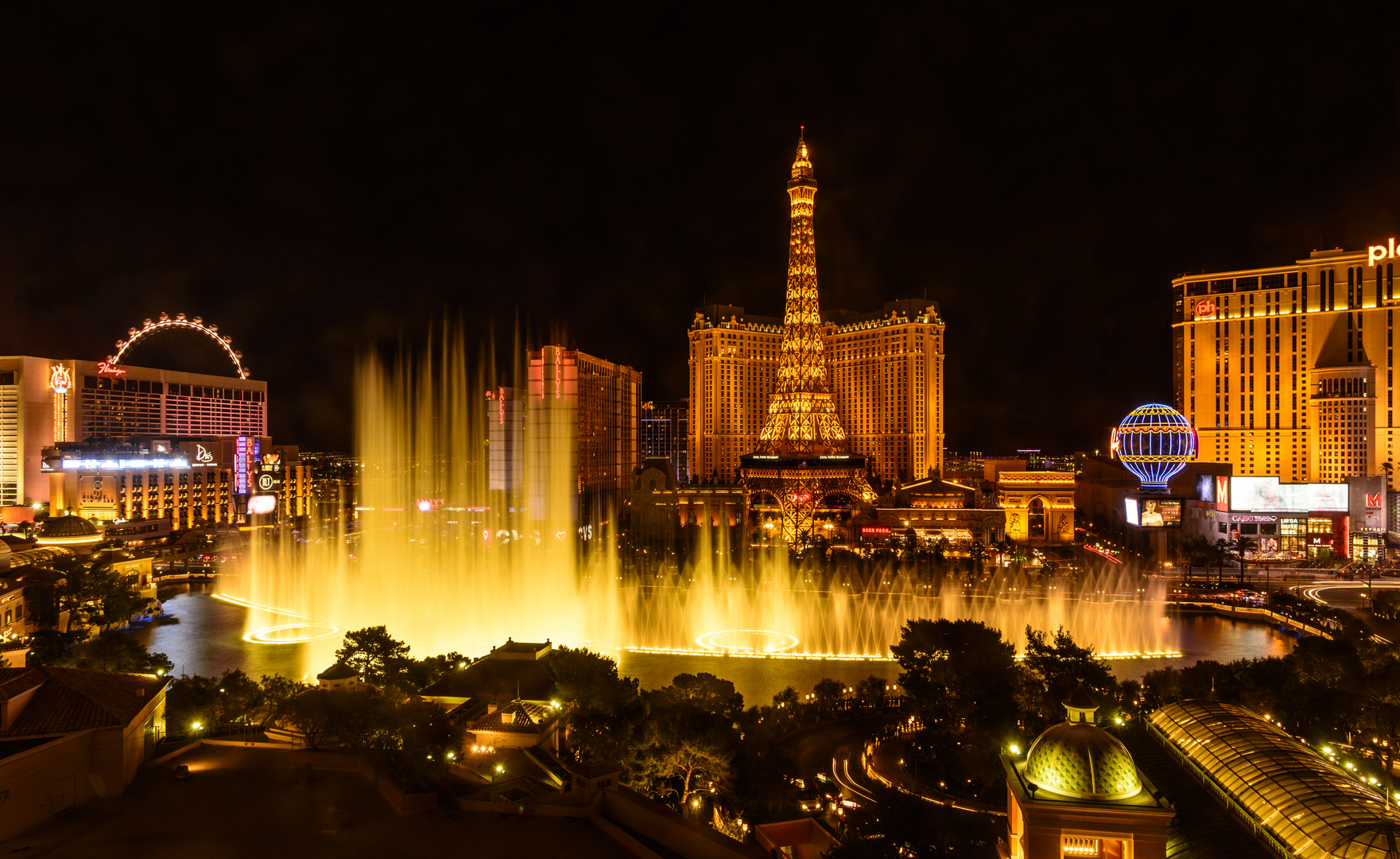 Fountains of Bellagio 4, Las Vegas, USA Foto & Bild wasser, himmel, herbst Bilder auf