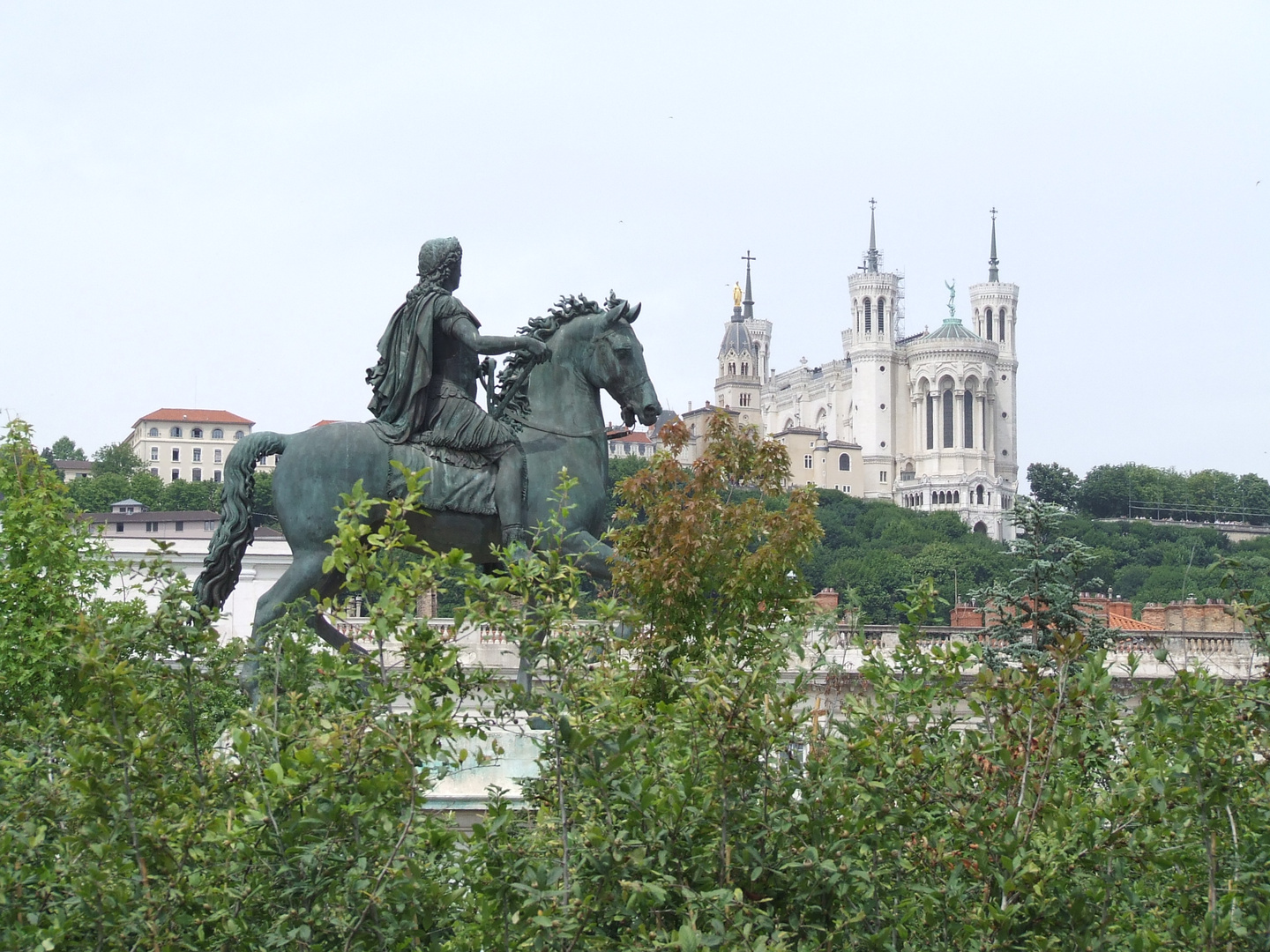 Fourvière depuis Bellecour