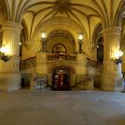 Foyer mit Blick auf den Eingang zum Ratskeller