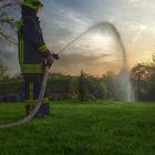 FP71_Feuerwehrmann bei der Gartenarbeit