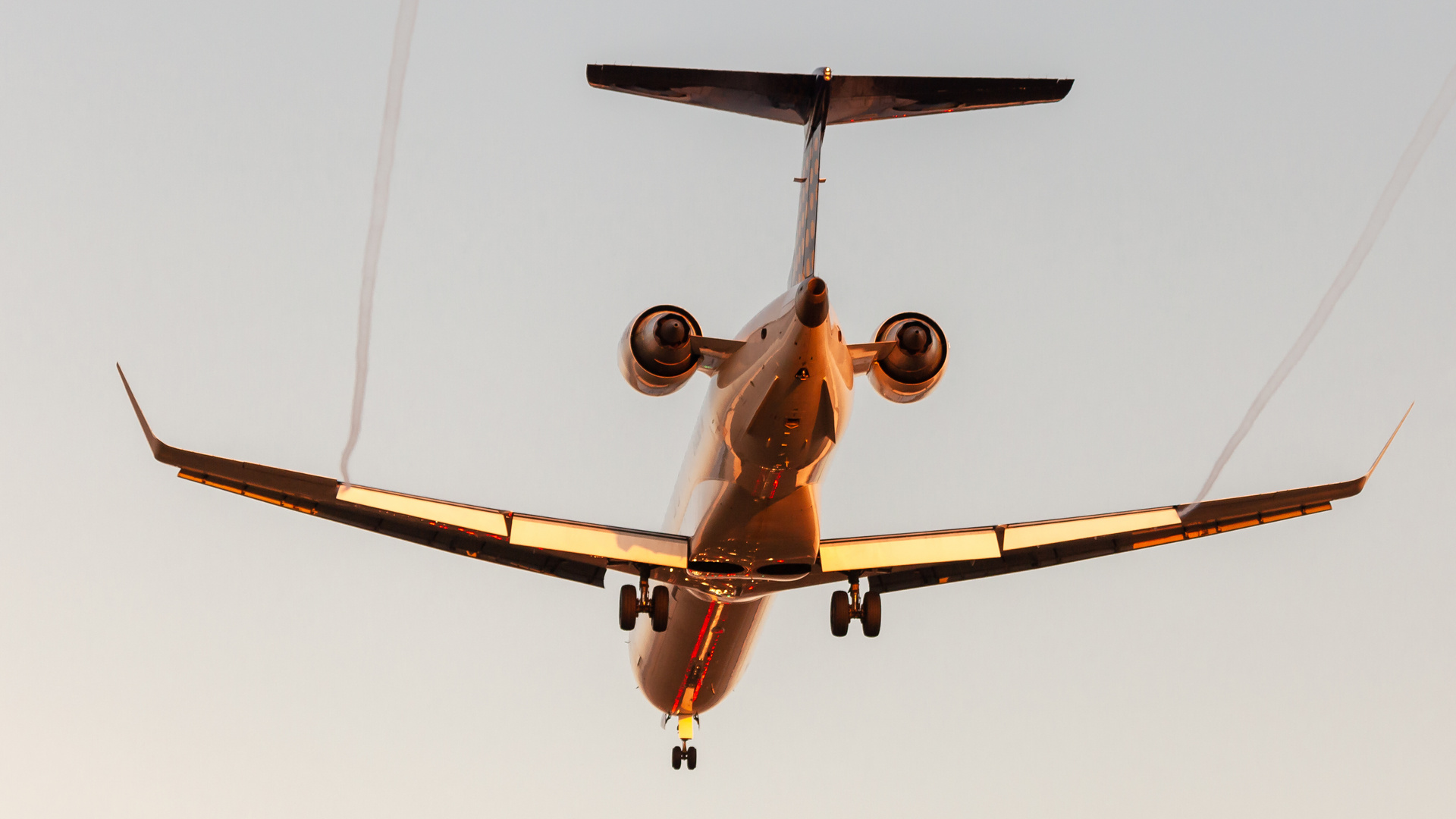 FRA Sunset landings