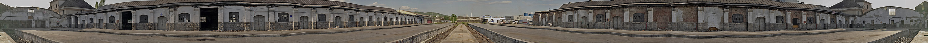 Frachtenbahnhof Linz, ehemalige Gleishalle