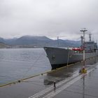 Frachter im Hafen von Ushuaia