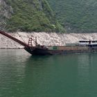 Frachtschiff auf dem Jangtse (Jangtsekiang) -2-