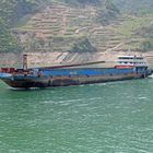 Frachtschiff auf dem Jangtse (Jangtsekiang) -3-