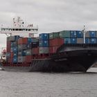 Frachtschiff IRIS BOLTEN auf dem Nord-Ostsee-Kanal