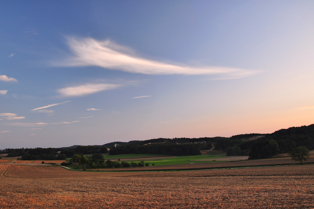 Fränkische Abendlandschaft