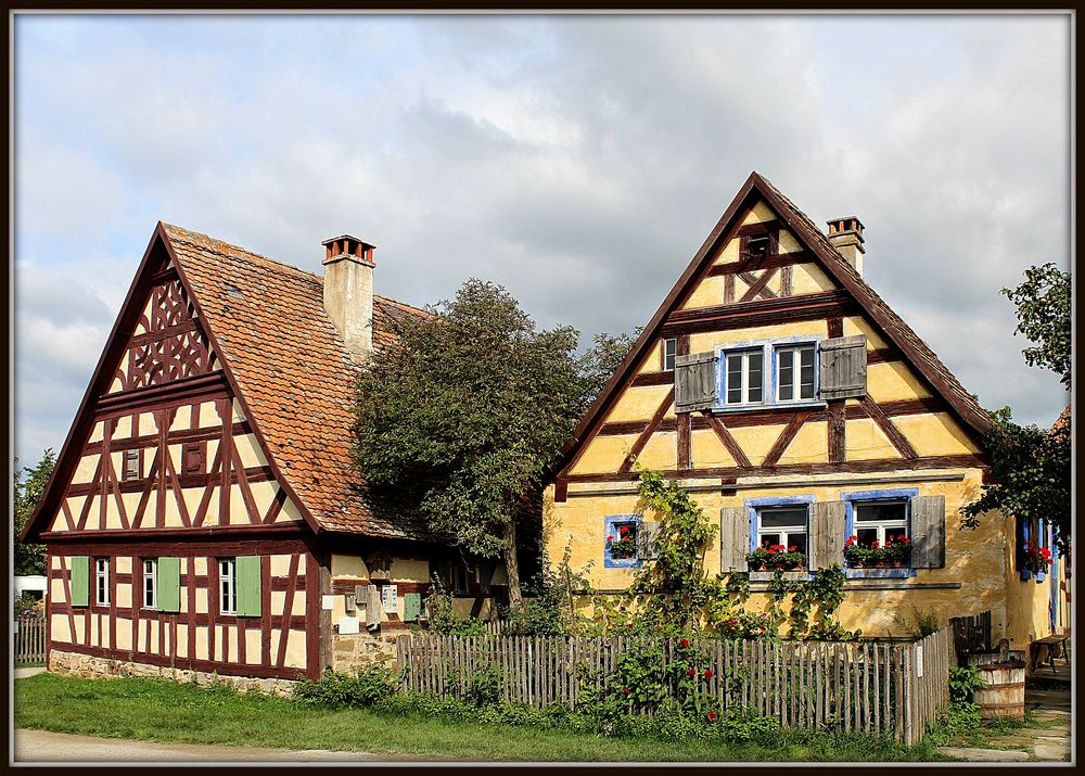 Fränkische Fachwerk Häuser