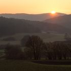 Fränkische Kuppelalb, Kulturlandschaft, Sonnenuntergang