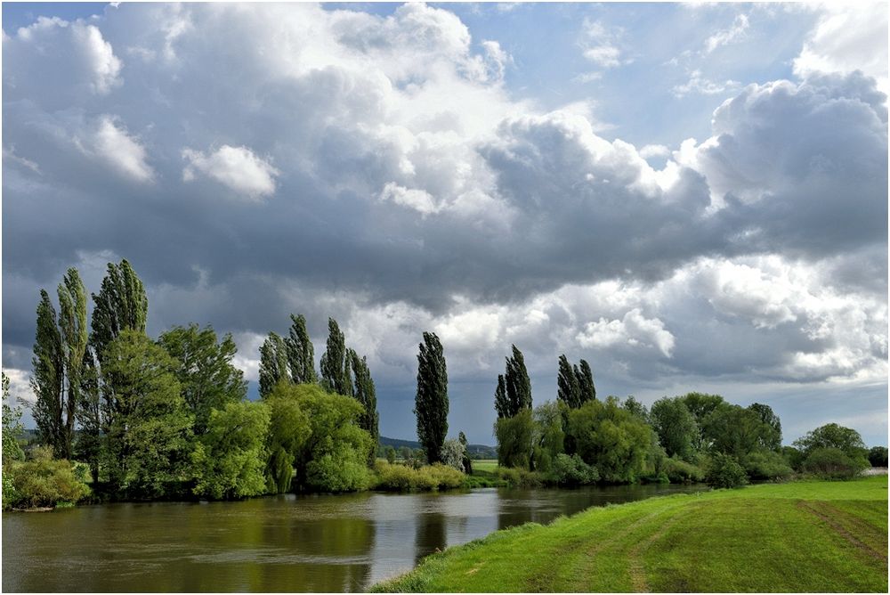 fränkische landschaft - die regnitz