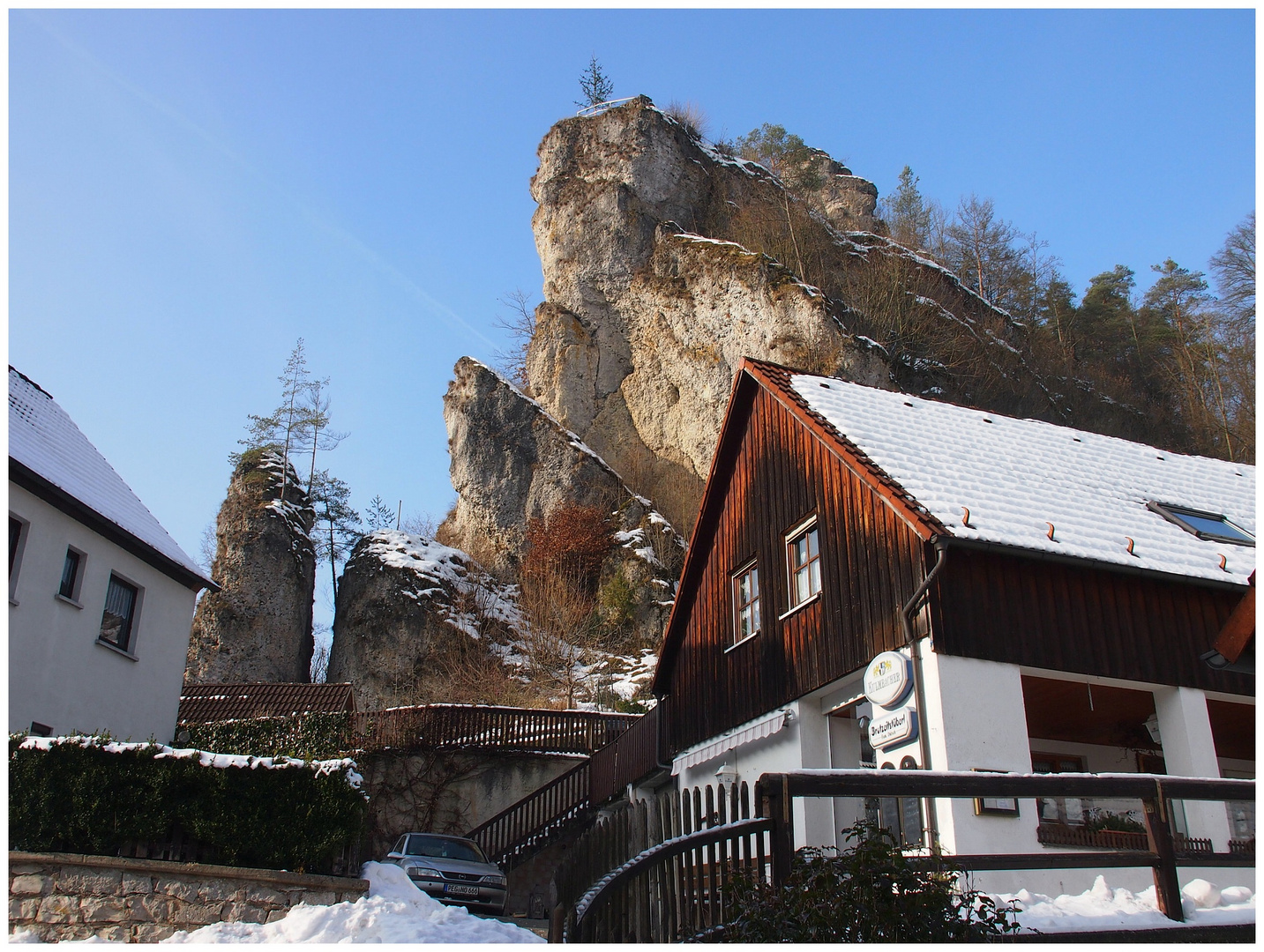 Fränkische Schweiz – Tüchersfeld im Winter