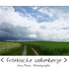 < fränkische wolkenberge >