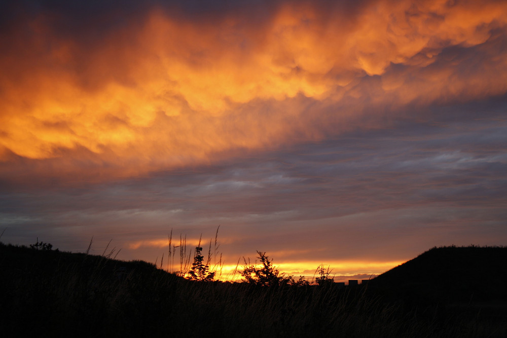 Fränkischer Sonnenuntergang