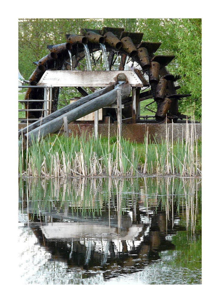 Fränkisches Wasserschöpfrad