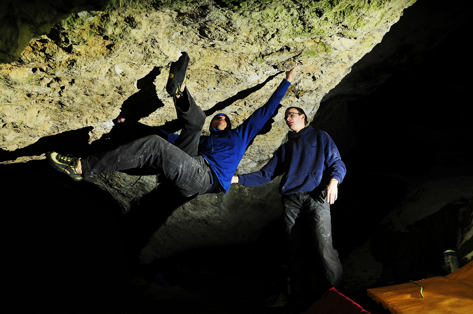 fränkisches Winterbouldern