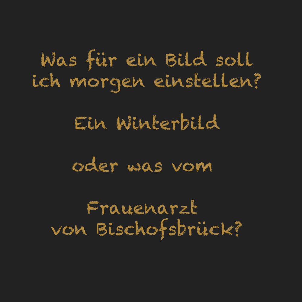 Frage an Euch