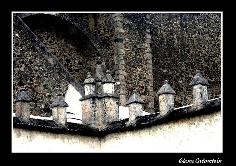 Fragmento del convento de Tepoztlán