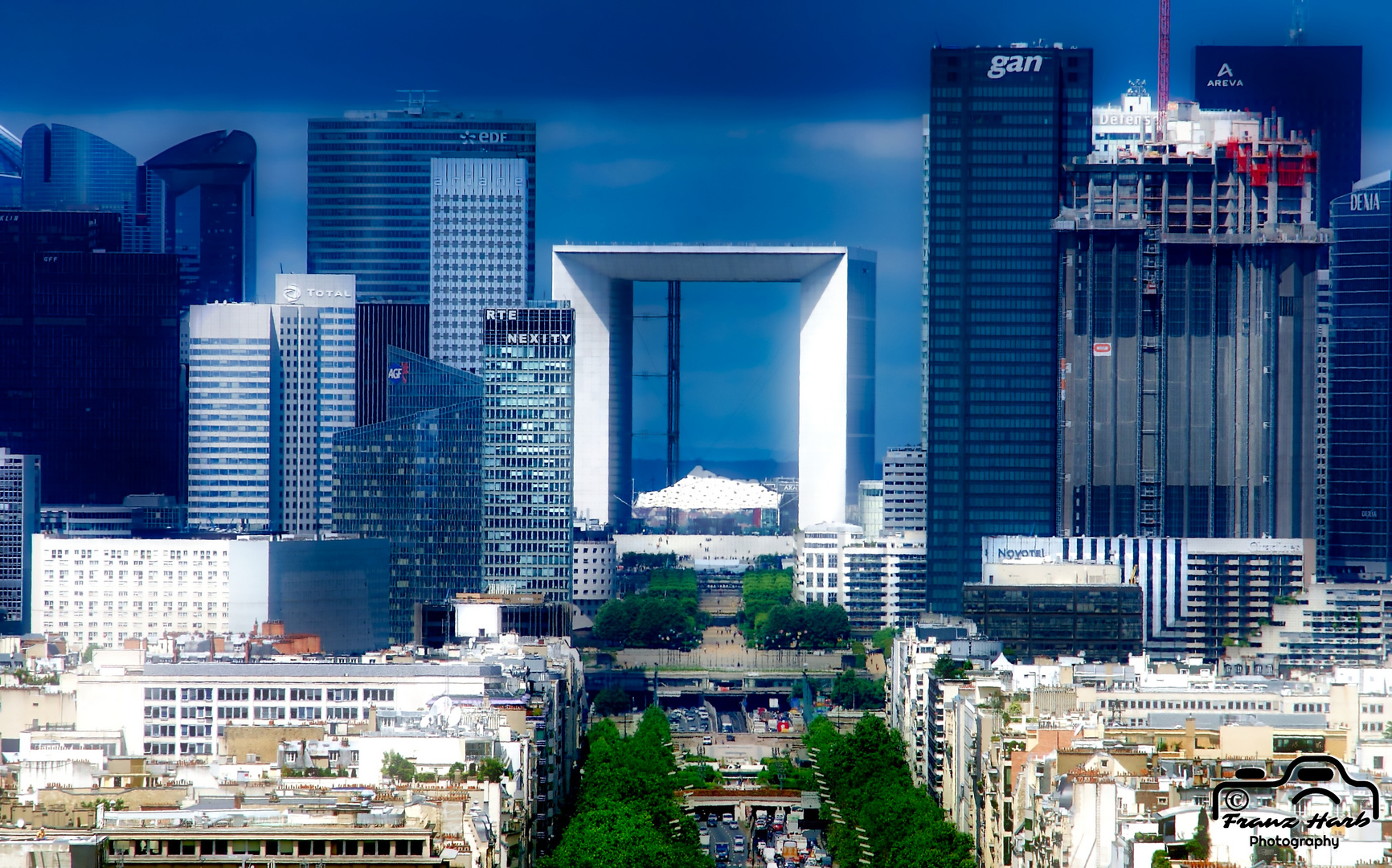 France, Paris, La Défense: La Grande Arche (Neuer Triumphbogen)