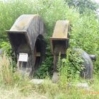 Francis-Spiralturbine, gebaut von Germania Chemnitz 1909, steht in Wiesenbad