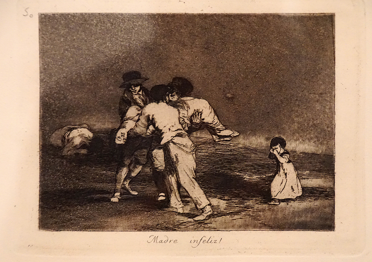 Francisco de Goya: Madre infeliz! (ca. 1813)