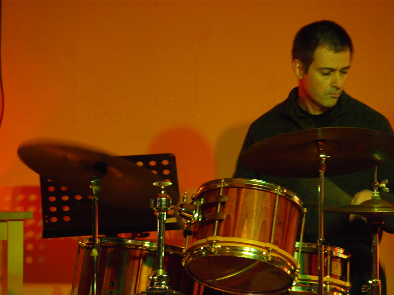 Frank Bockius bei der Jazz-Lounge im Rieselfeld in Freiburg