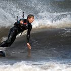 Frank looking for waves