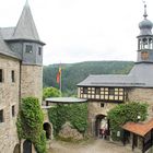 Franken: Hof der Burg Lauenstein