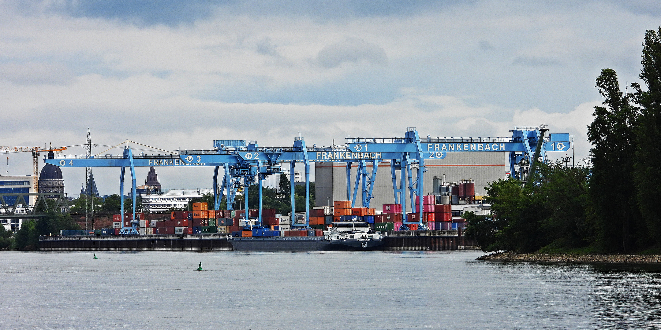 Frankenbach Containerterminal in Mainz