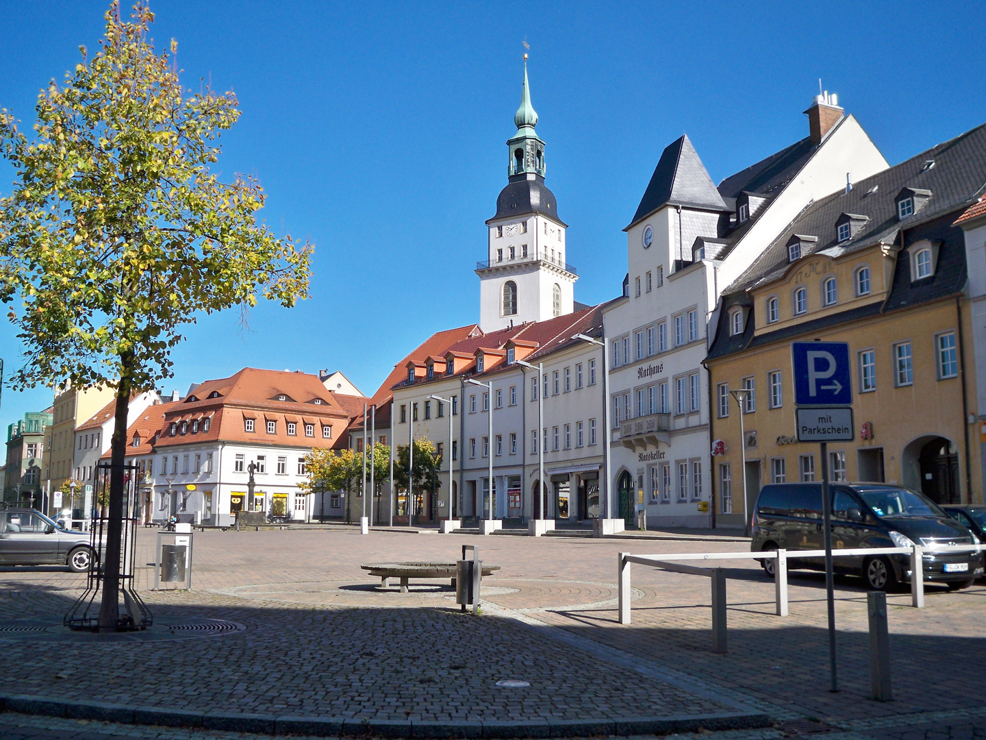 Frankenberg/Sa Marktplatz