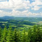 Frankenblick vom Schleusinger Berg bei Altendambach