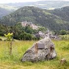 Frankenwald: Blick auf die Burg Lauenstein