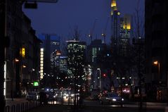 Frankfurt: Abendlicher Berufsverkehr im Ostend