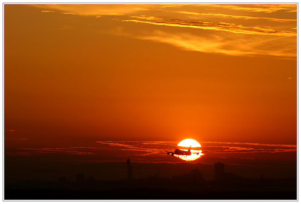 Frankfurt Airport at 5.22 a.m.