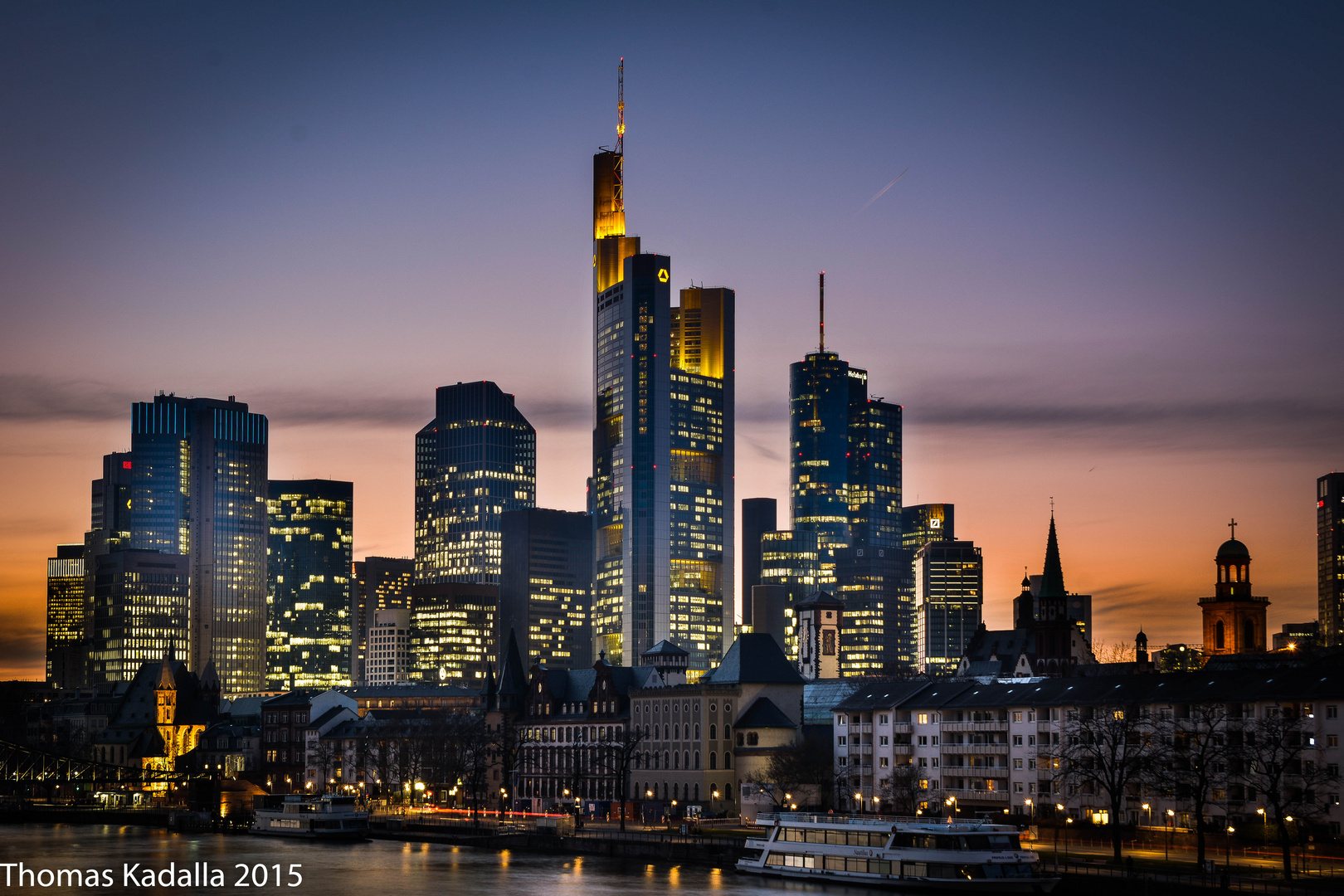 Frankfurt am Abend