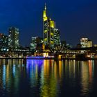 Frankfurt : am Main am Abend