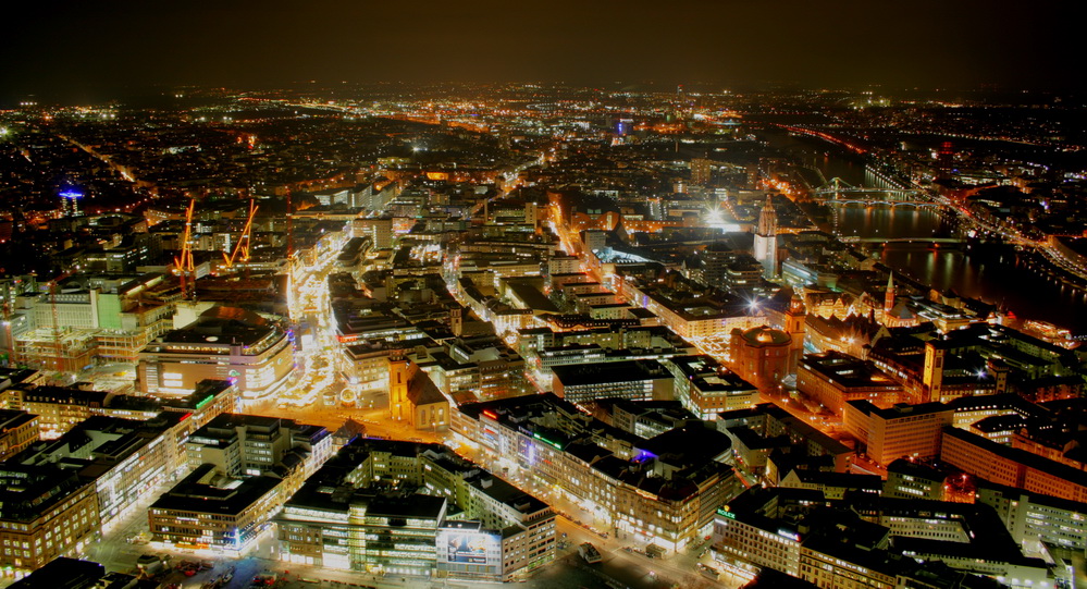 Frankfurt am Main am Abend