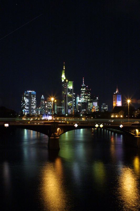 Frankfurt am Main bei Nacht