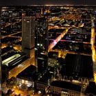 Frankfurt am Main bei Nacht.