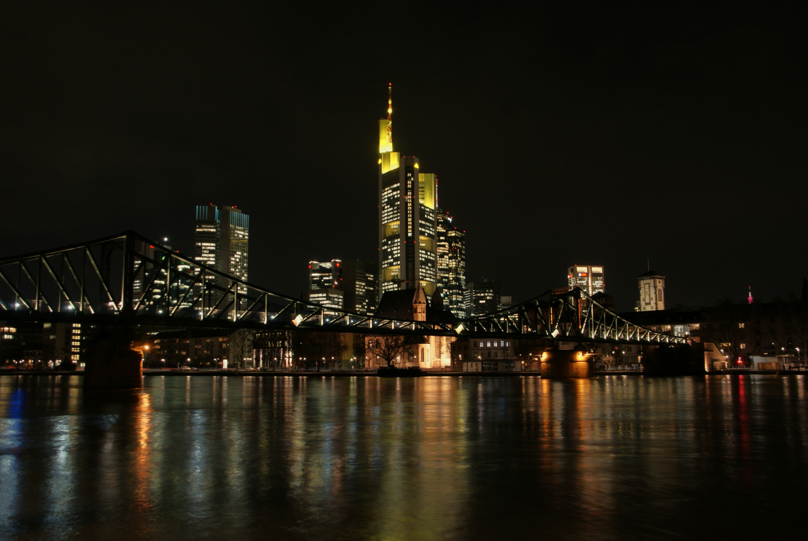 Frankfurt am Main bei Nacht