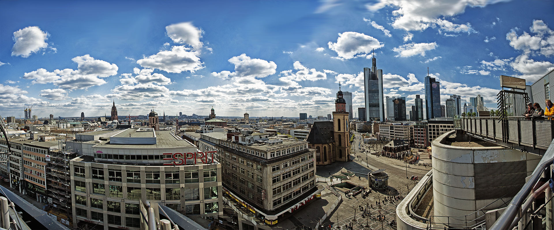 Frankfurt am Main - Blick von der Zeilgalerie